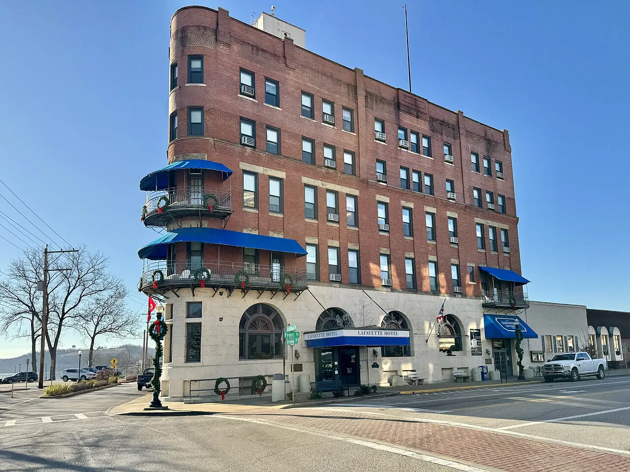 The Lafayette Hotel, Marietta: Lafayette Hotel, Front Street and Greene Street, Marietta, OH